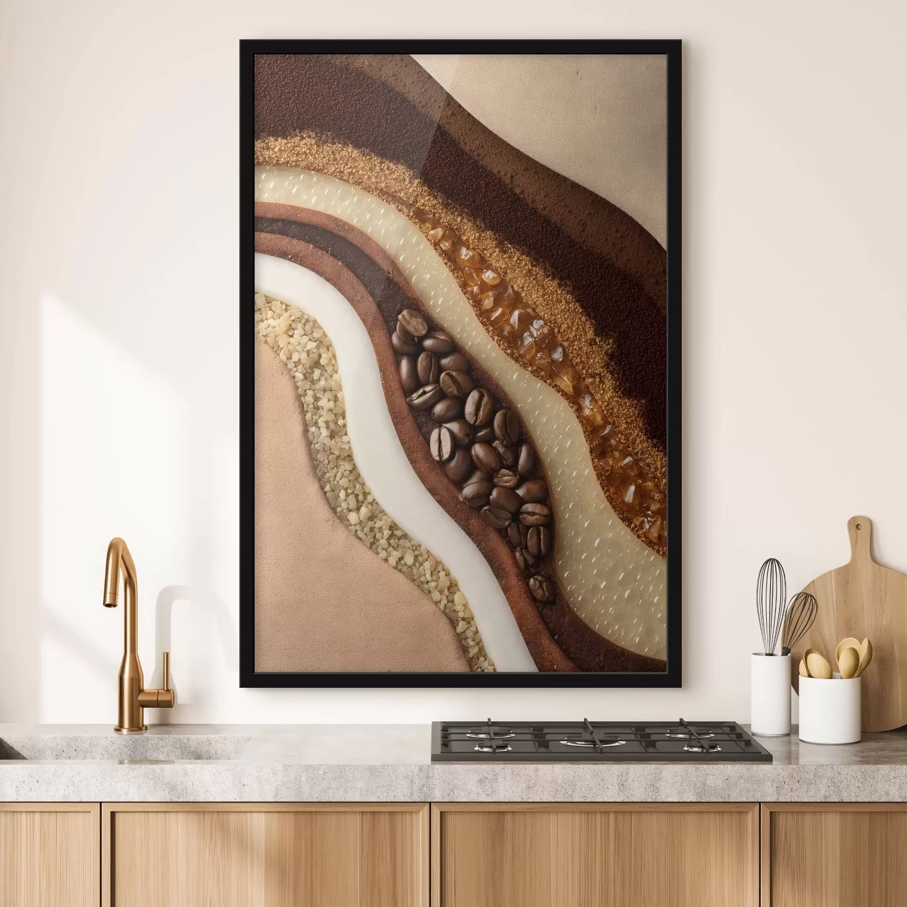 Fotobehang koffielagen f47960