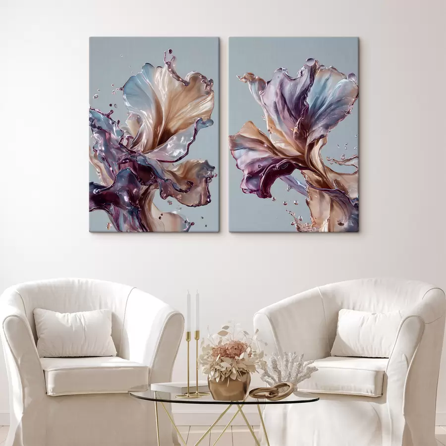  Peintures éclats abstraits m30173