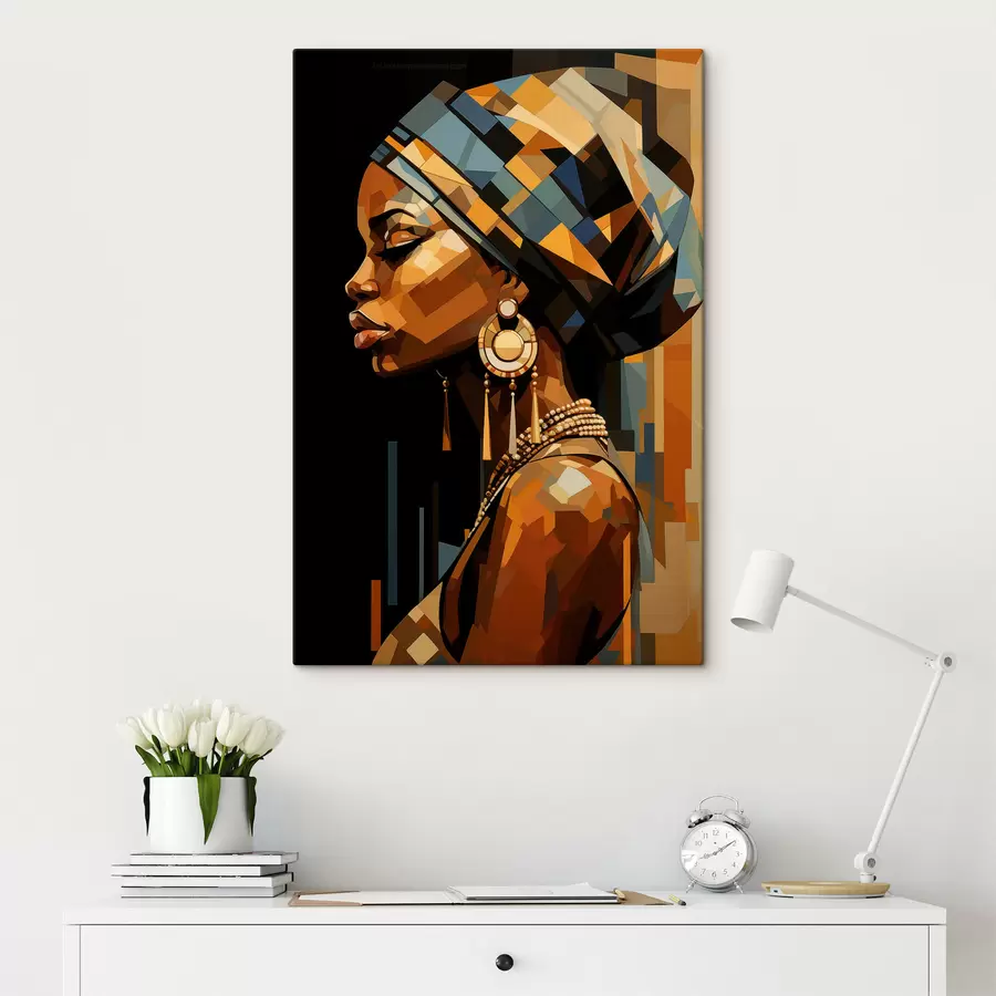  Peintures Portrait abstrait d'une femme s48299