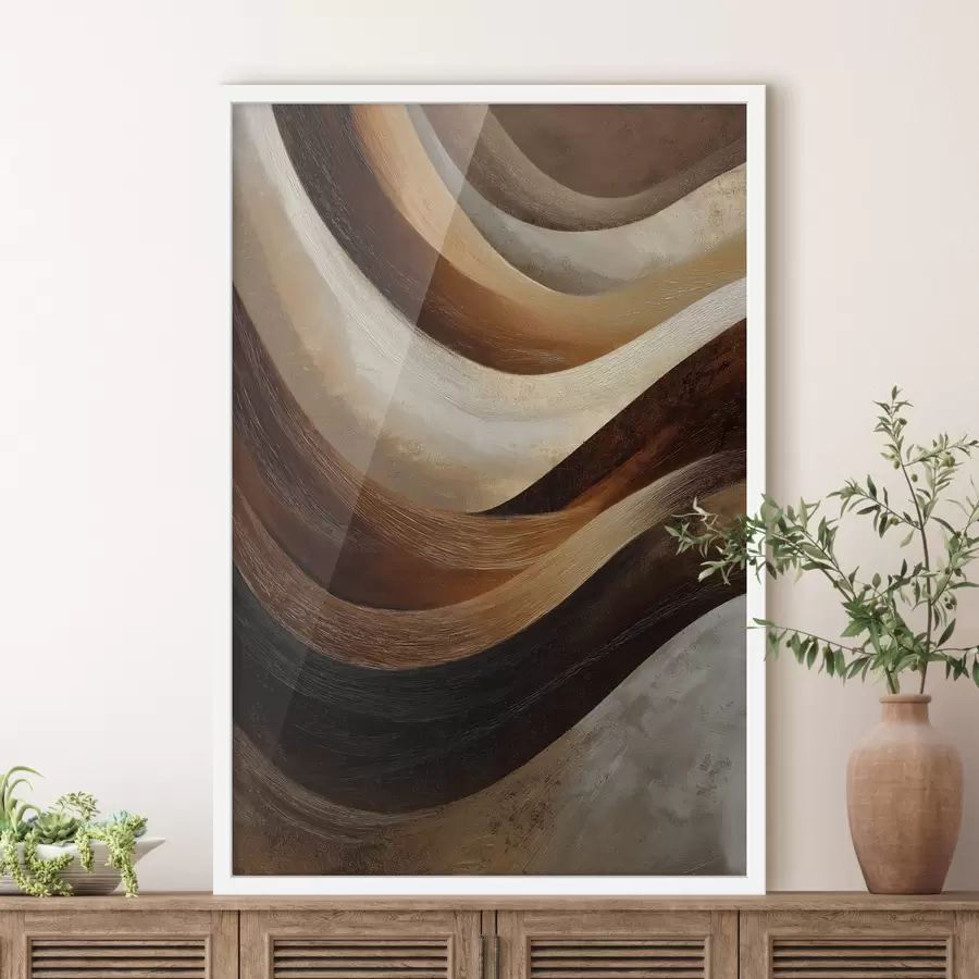 Papier peint photo Vagues abstraites f48301