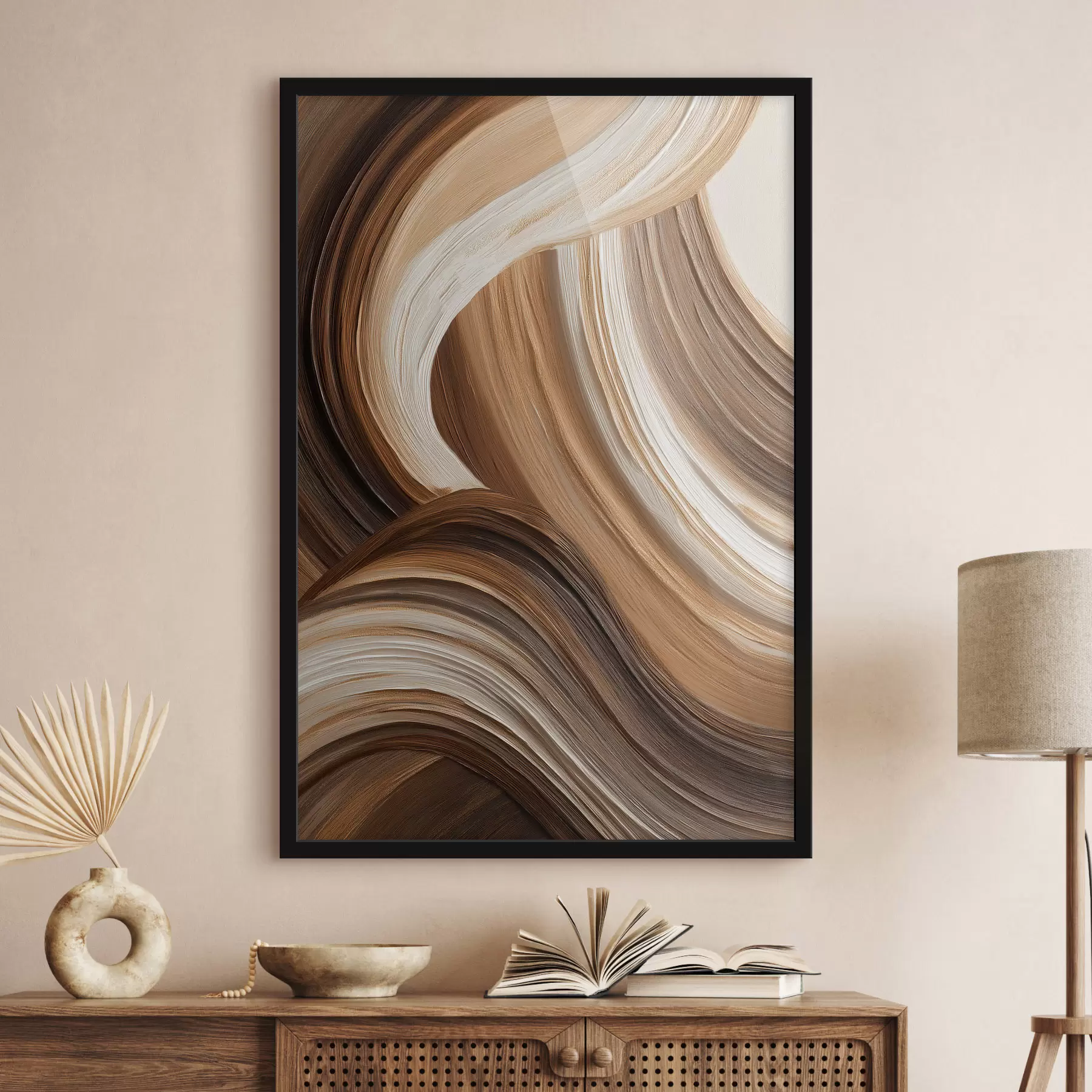 Papier peint photo Coups de pinceau abstraits f48306