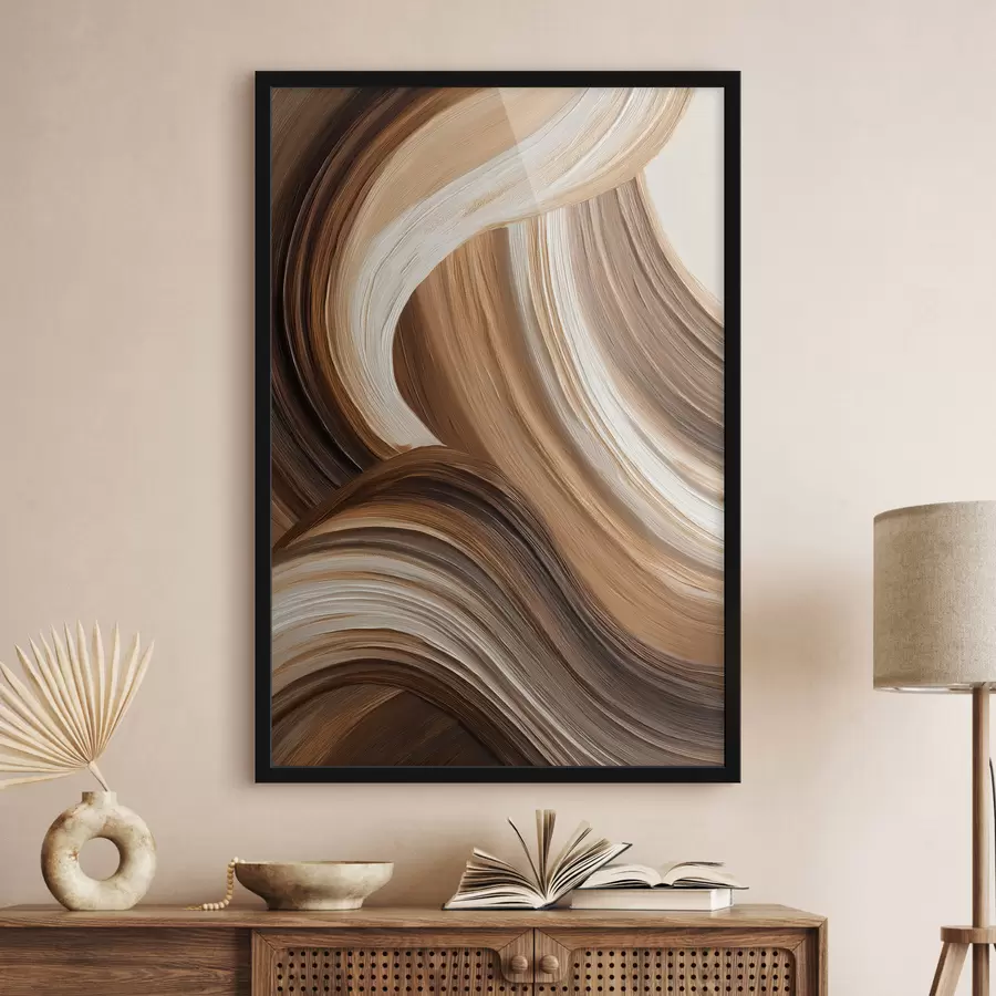 Papier peint photo Coups de pinceau abstraits f48306