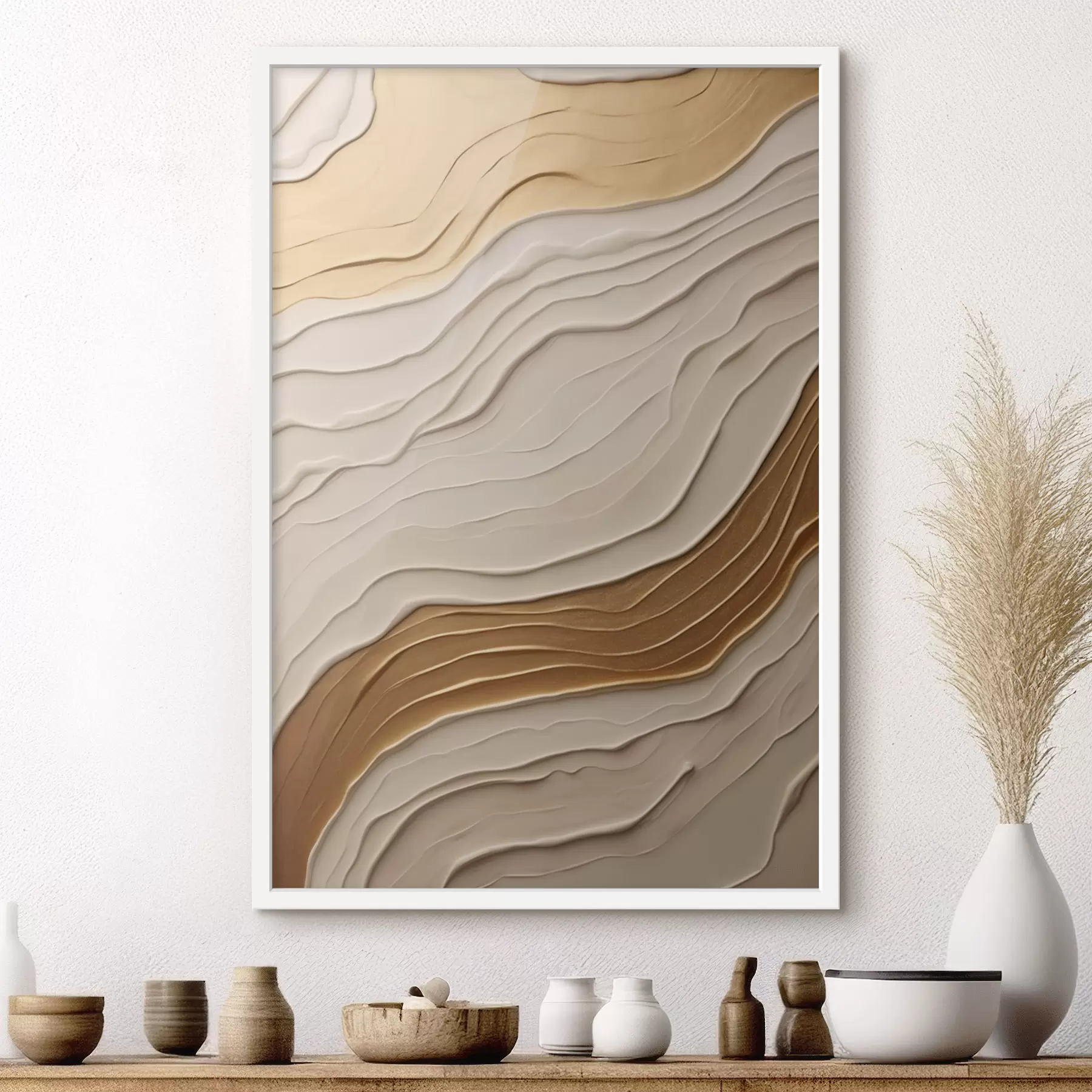 Papier peint photo Vagues abstraites f48311