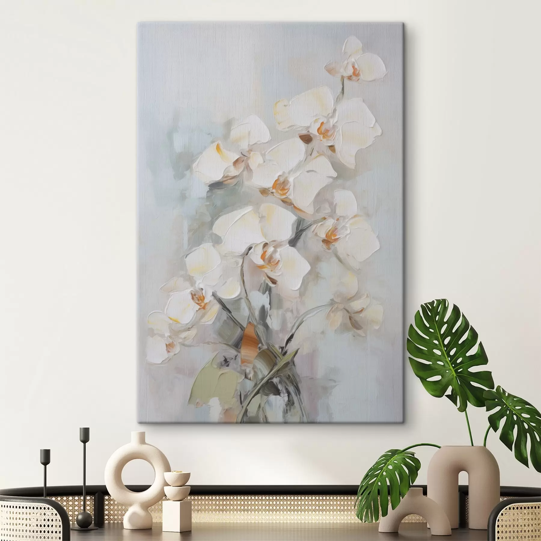  Peintures Peinture imitation branche d'orchidée s48321