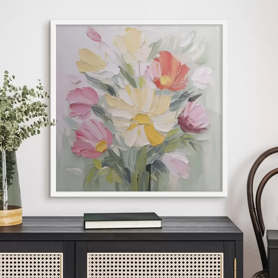 Papier peint photo Bouquet imitation peinture f48316