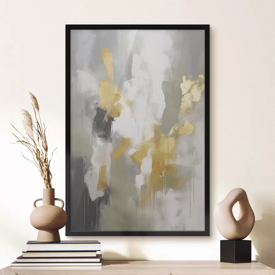 Fotobehang Moderne abstracte kunst imitatie van schilderkunst f48325