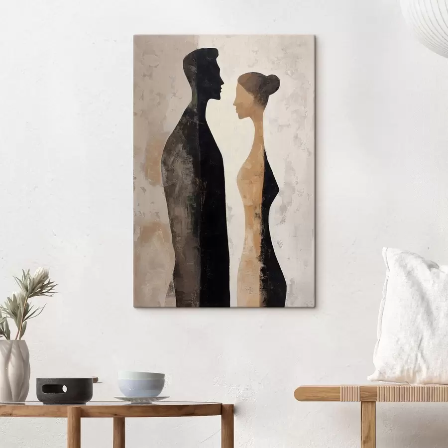  Peintures Silhouettes abstraites s48370