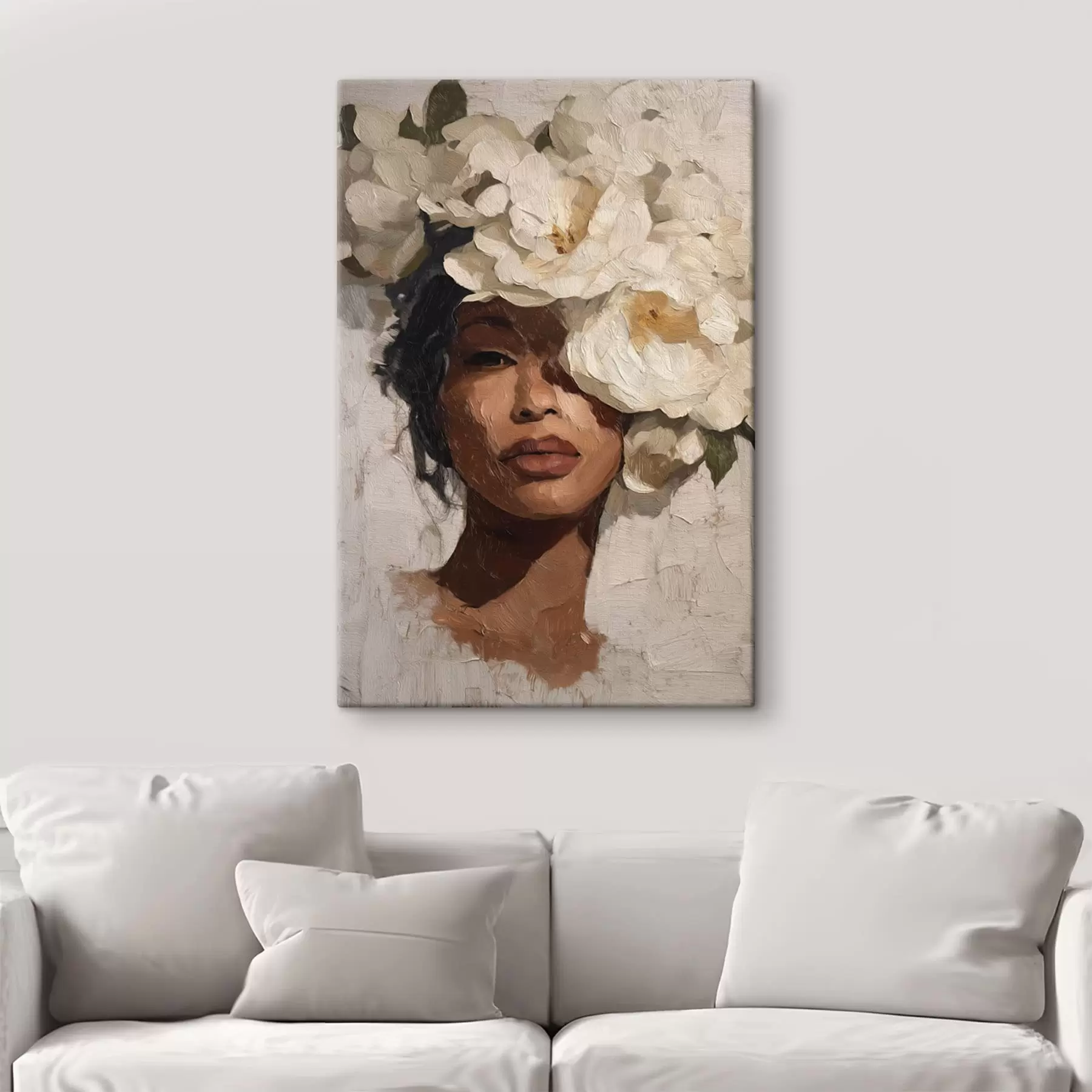  Schilderijen Meisje met bloemen s48377