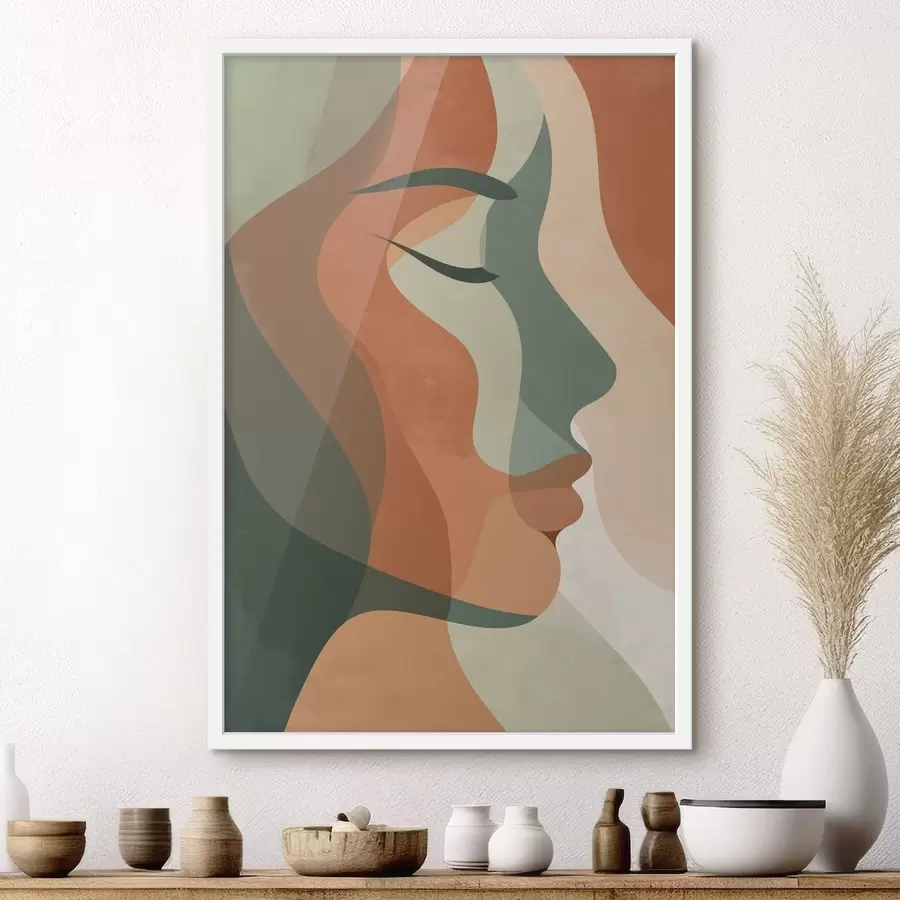 Fotobehang Abstract portret f48367