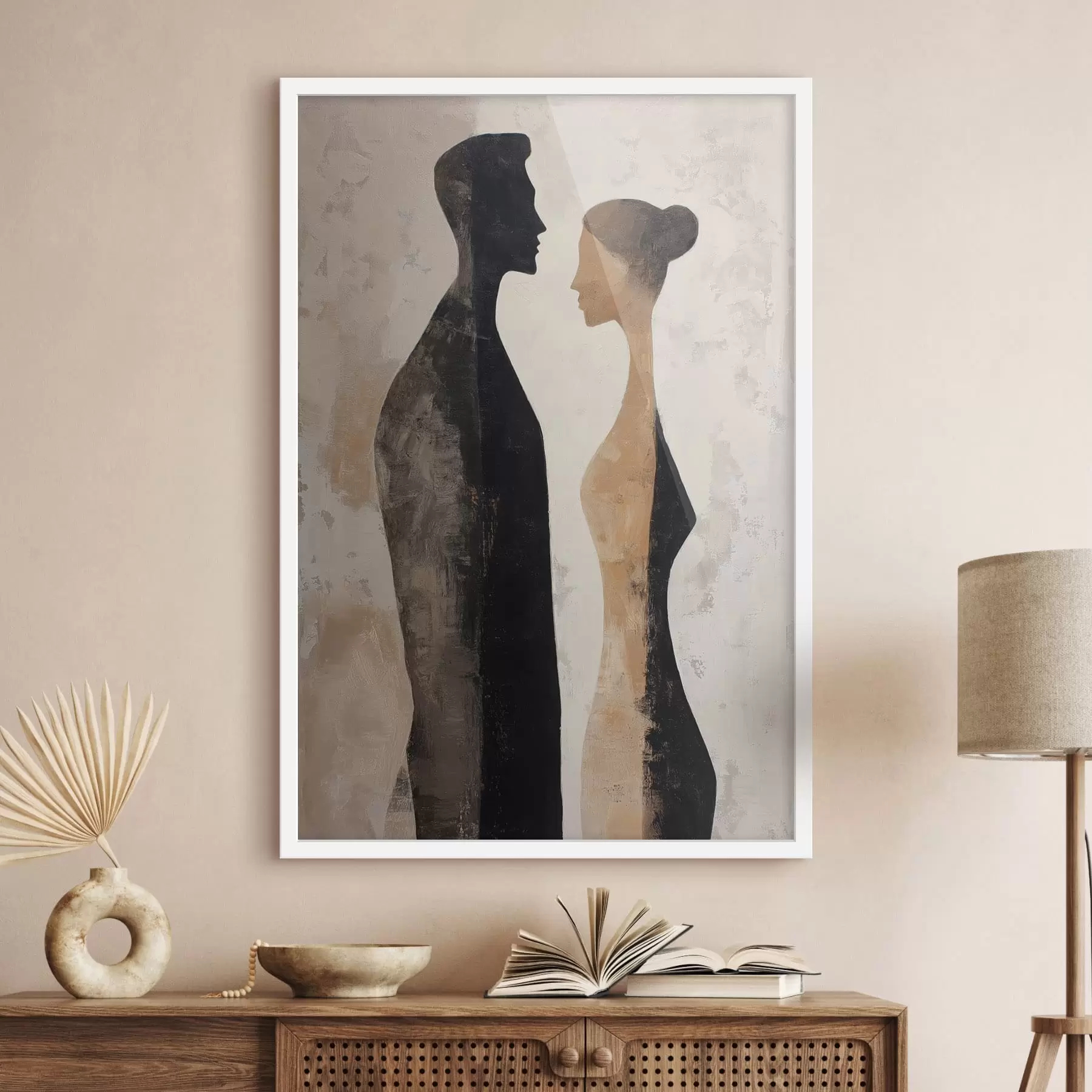 Papier peint photo Silhouettes abstraites f48370