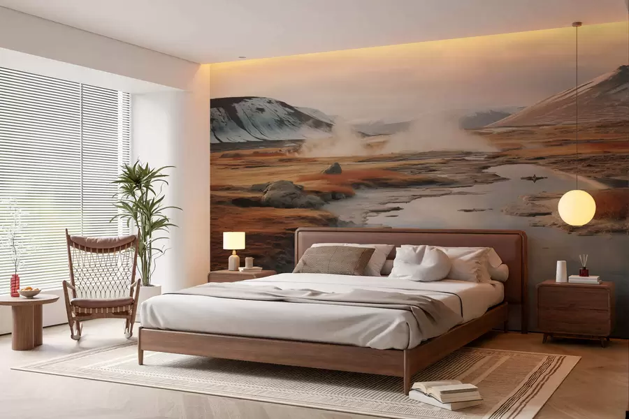 Papier peint photo Vallée fluviale w05365