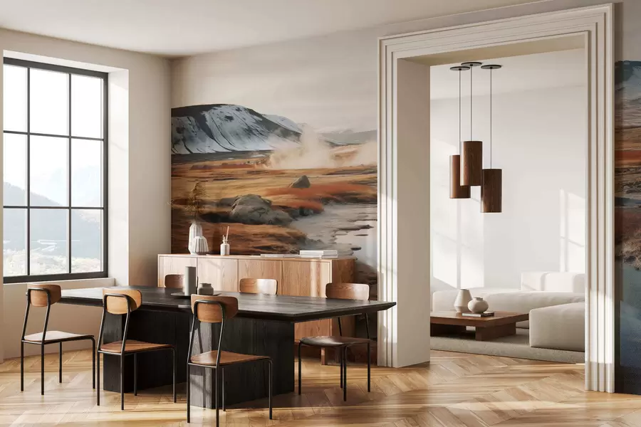 Papier peint photo Vallée fluviale w05365