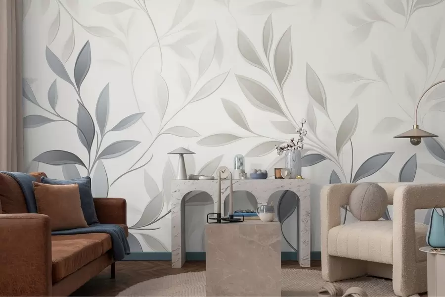 Papier peint photo Silencieux parmi les feuilles w05279