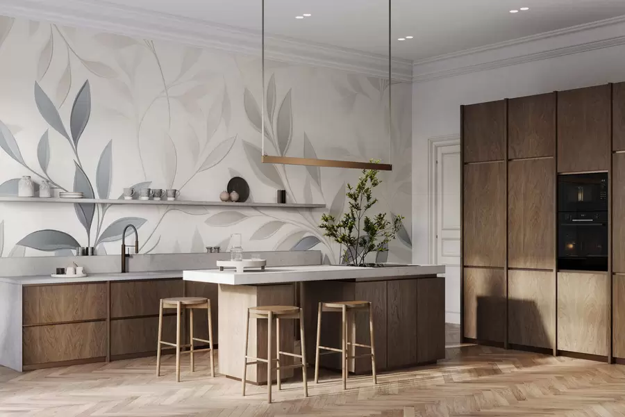 Papier peint photo Silencieux parmi les feuilles w05279