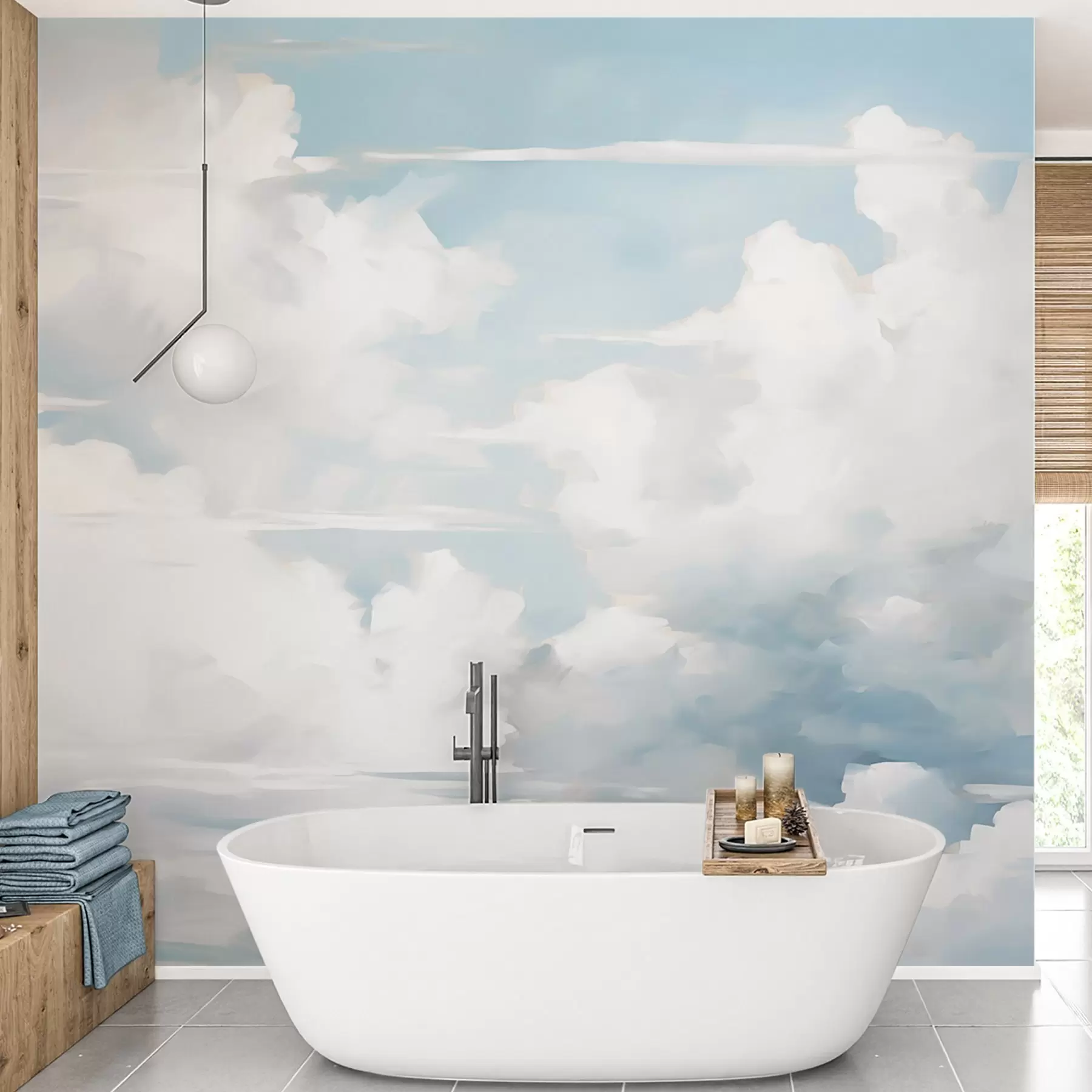 Fotobehang Wolken w05370