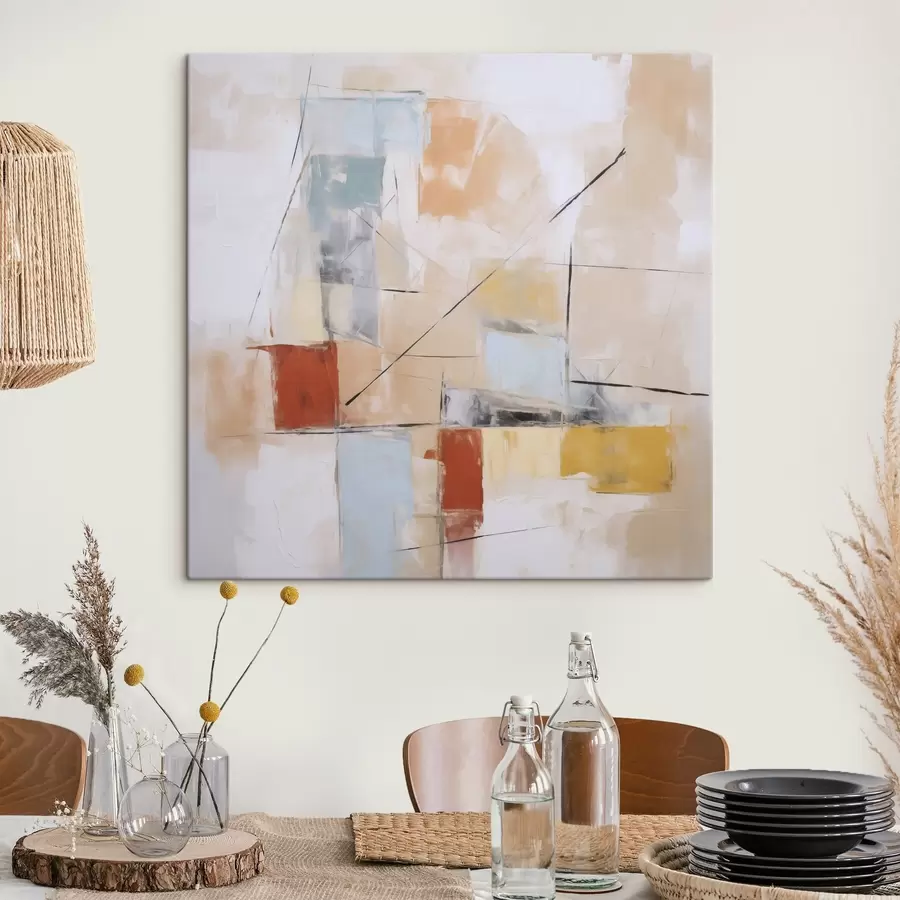  Peintures Imitation abstraite et chaotique d'une peinture usée s48418