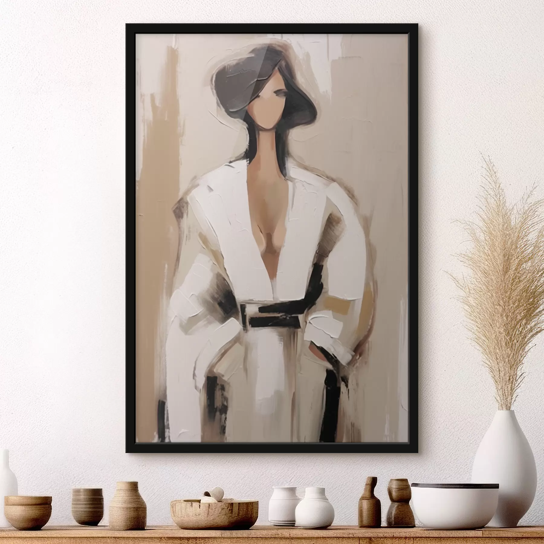 Fotobehang Minimalistische figuratieve kunst f48427