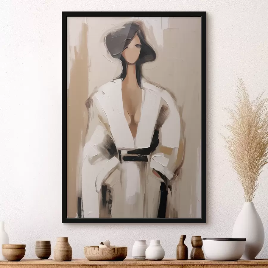 Fotobehang Minimalistische figuratieve kunst f48427