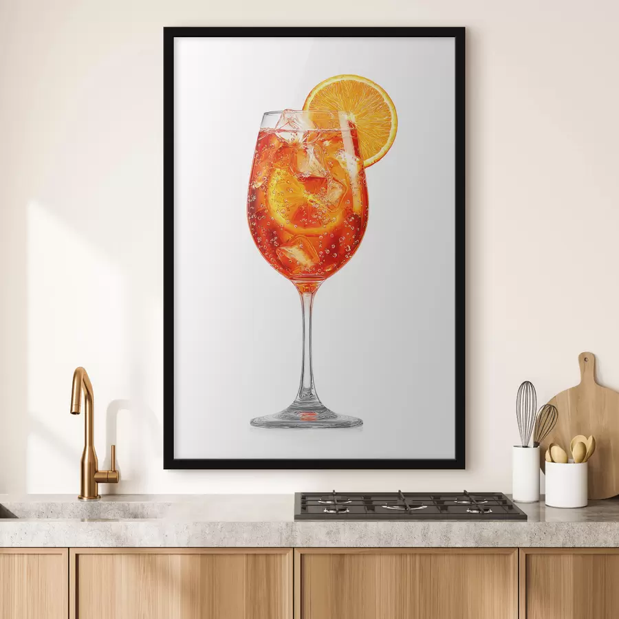 Fotobehang Cocktailillustratie f48431