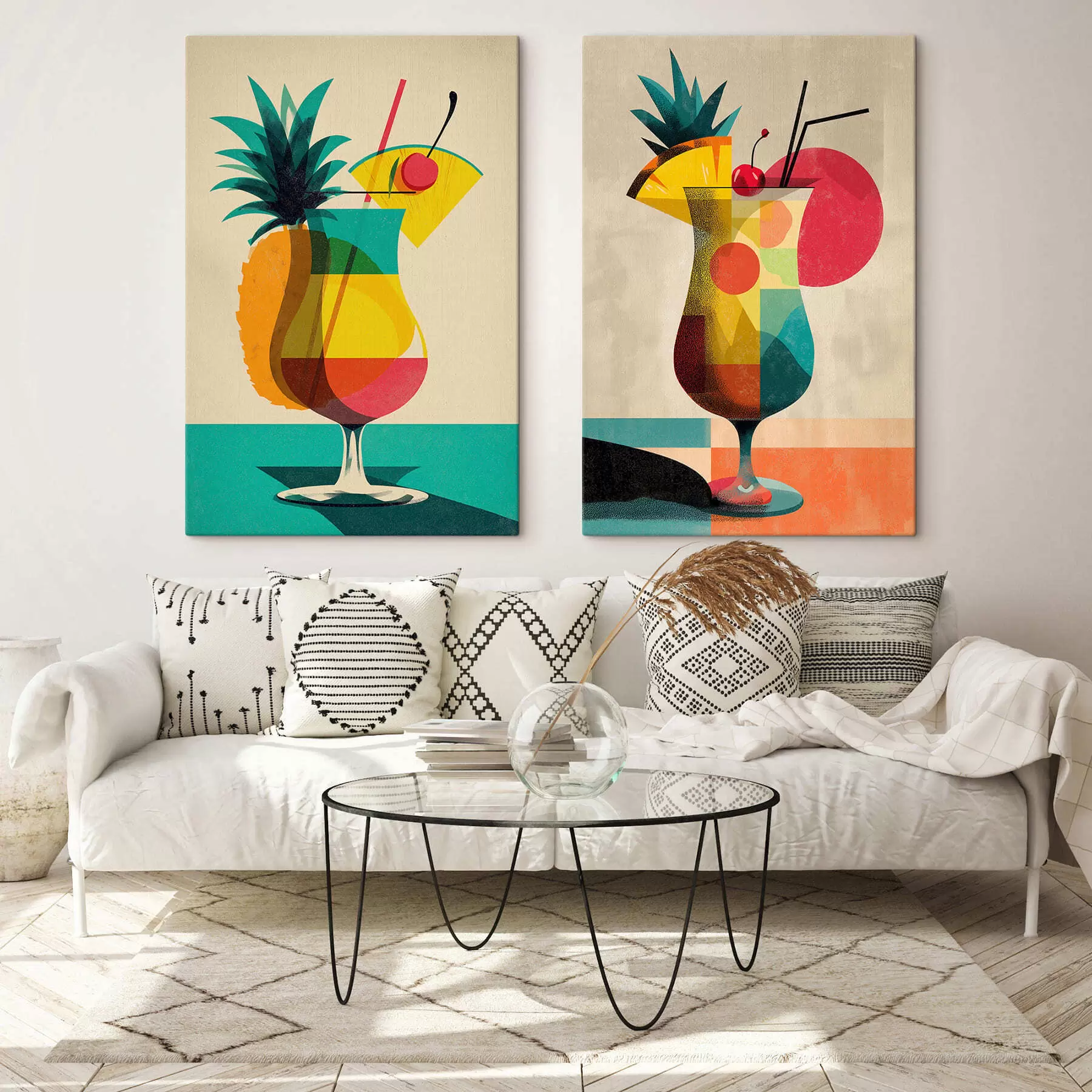  Schilderijen Oceaangolf-set m30228