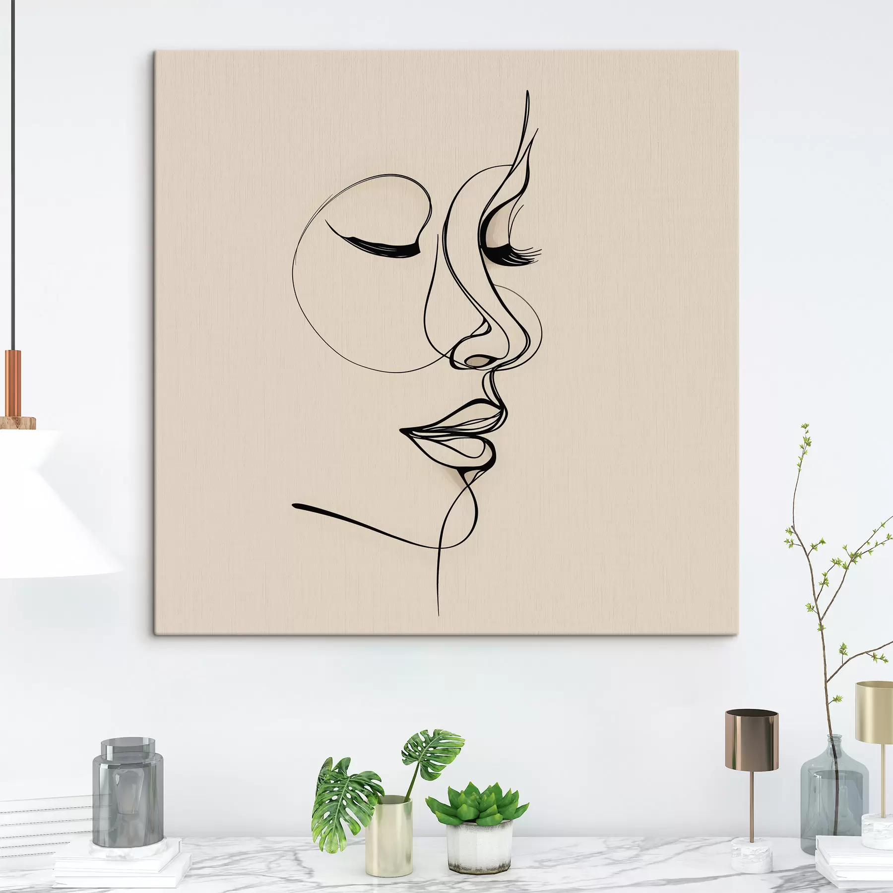 Papier peint photo Esquisse au trait s48429