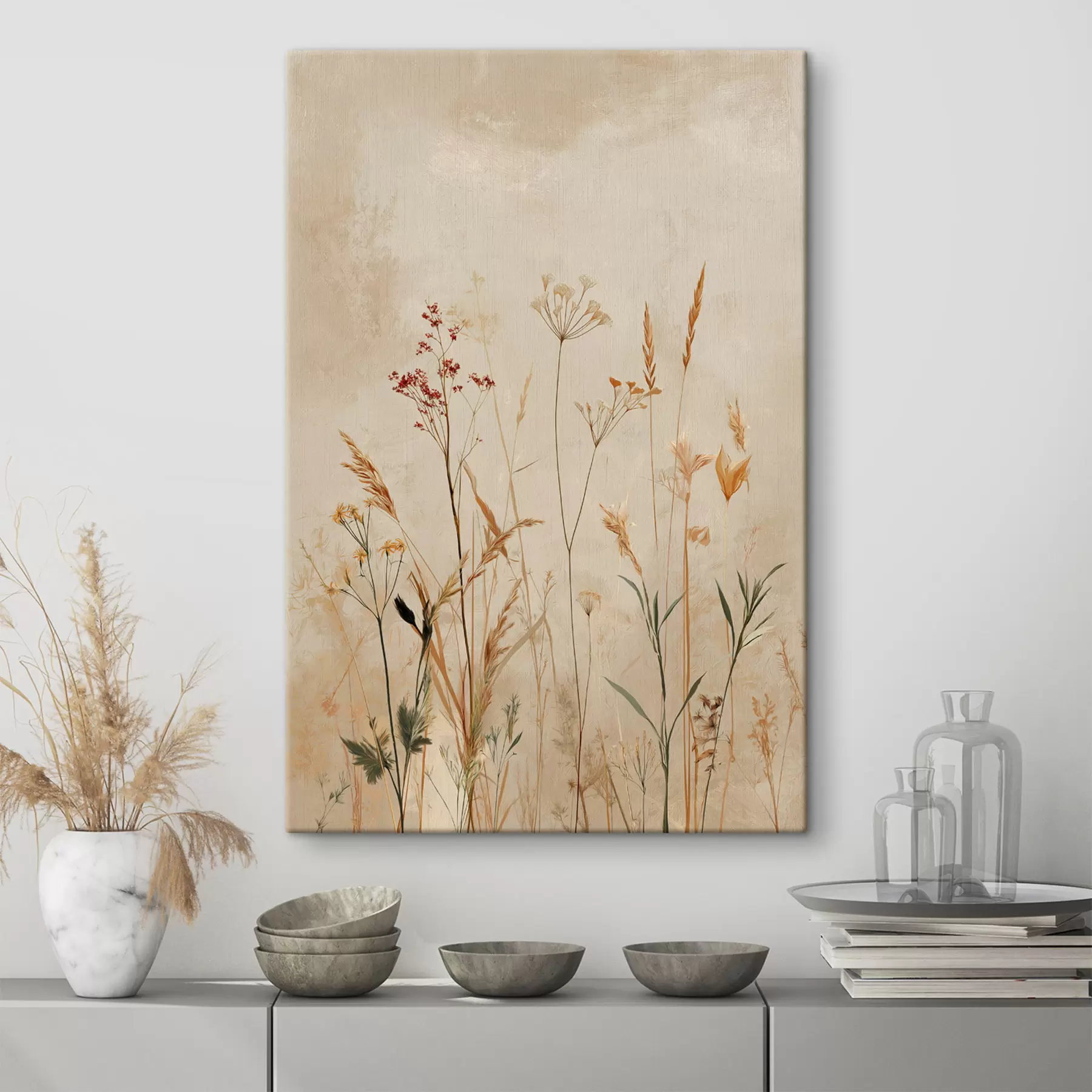  Peintures Tiges florales légères s48441