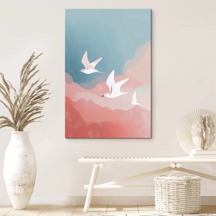  Peintures Scène d'oiseaux en vol s48454