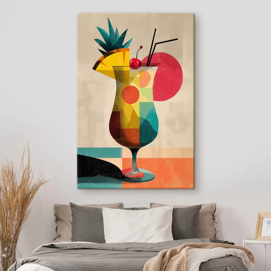  Peintures Illustration d'un cocktail de fruits s48471