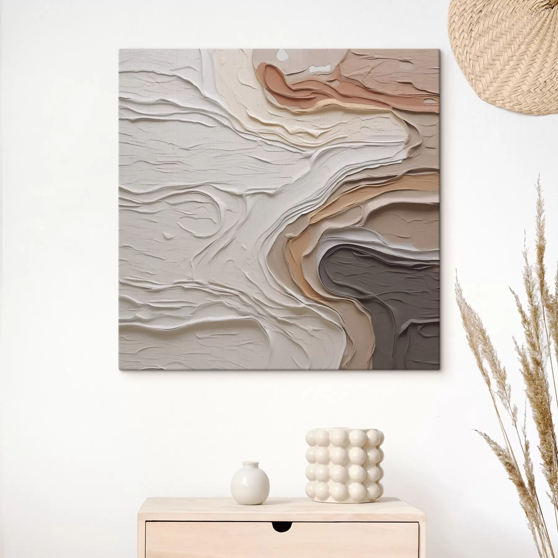  Schilderijen Abstracte compositie, imitatie van schilderkunst s48507