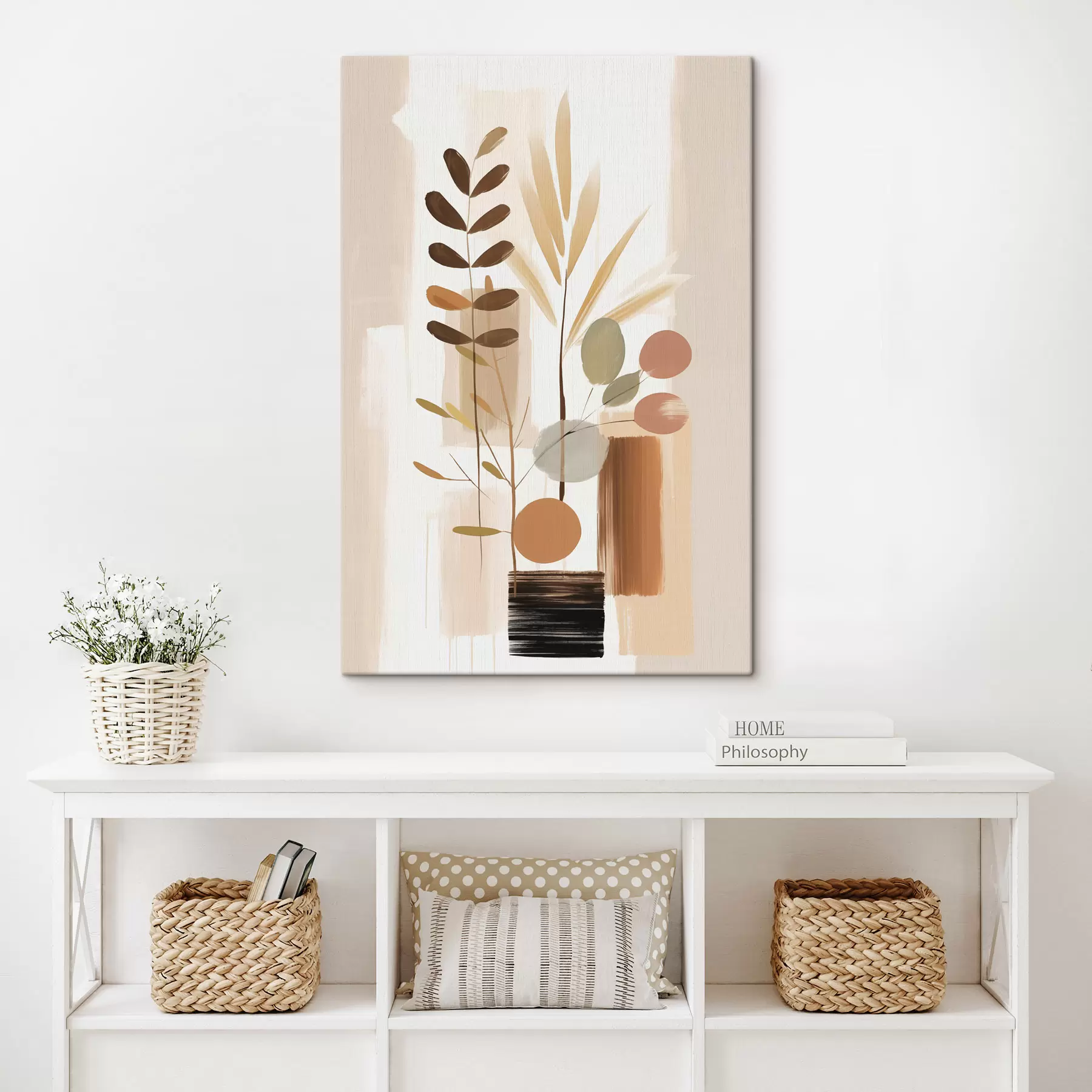  Schilderijen Abstracte botanische compositie s48517