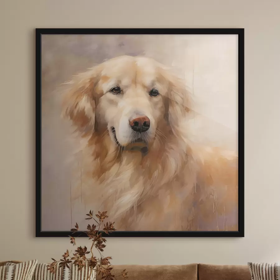 Fotobehang Portret van een retriever f48222