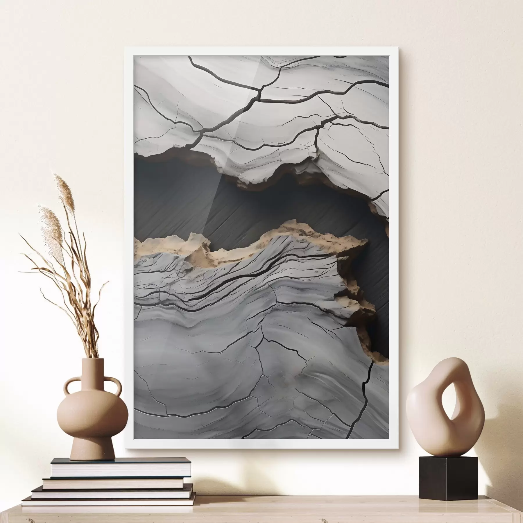 Fotobehang De diepte van steen f48541