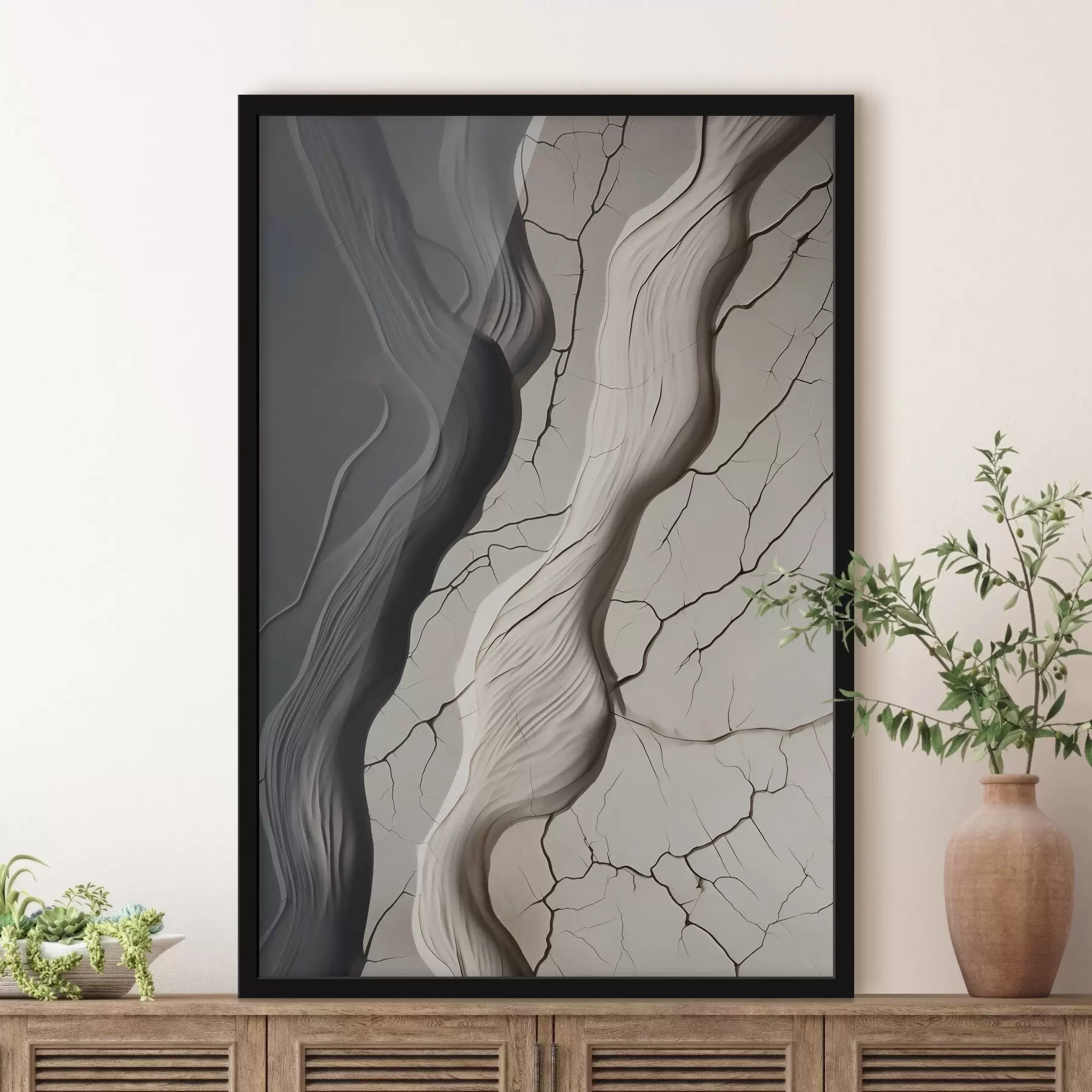 Papier peint photo Contraste des éléments f48543