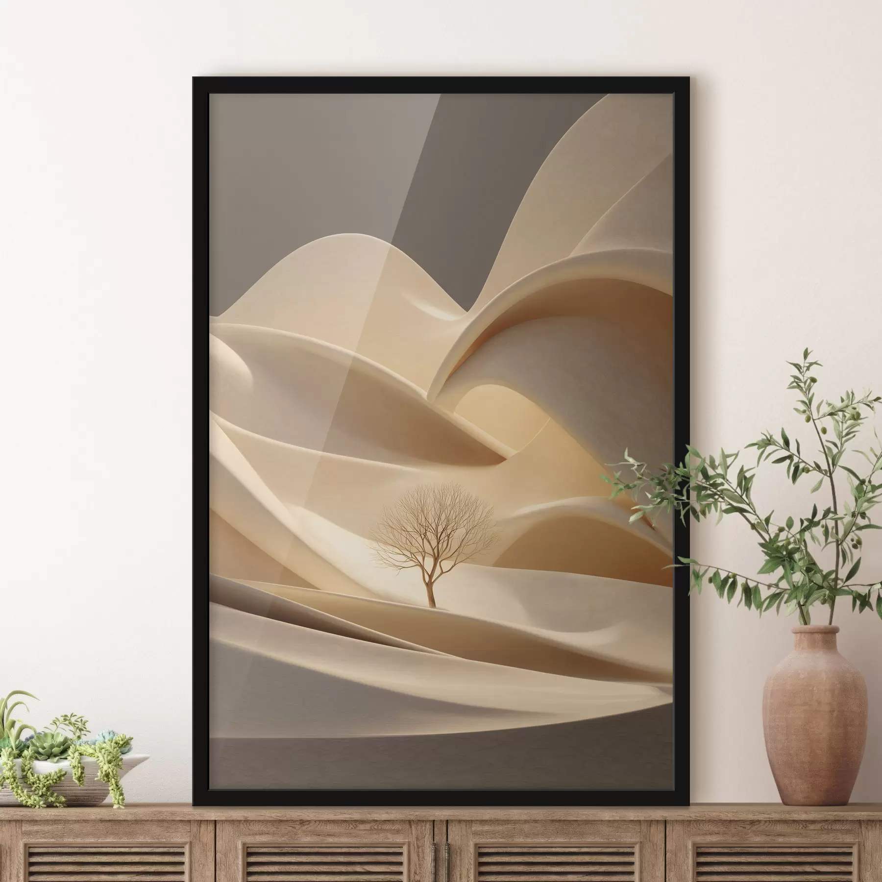 Fotobehang een machtige leeuw in aquarelstijl f48530