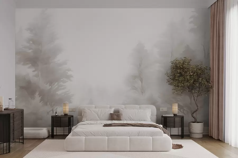 Fotobehang Abstract bos w05420v1