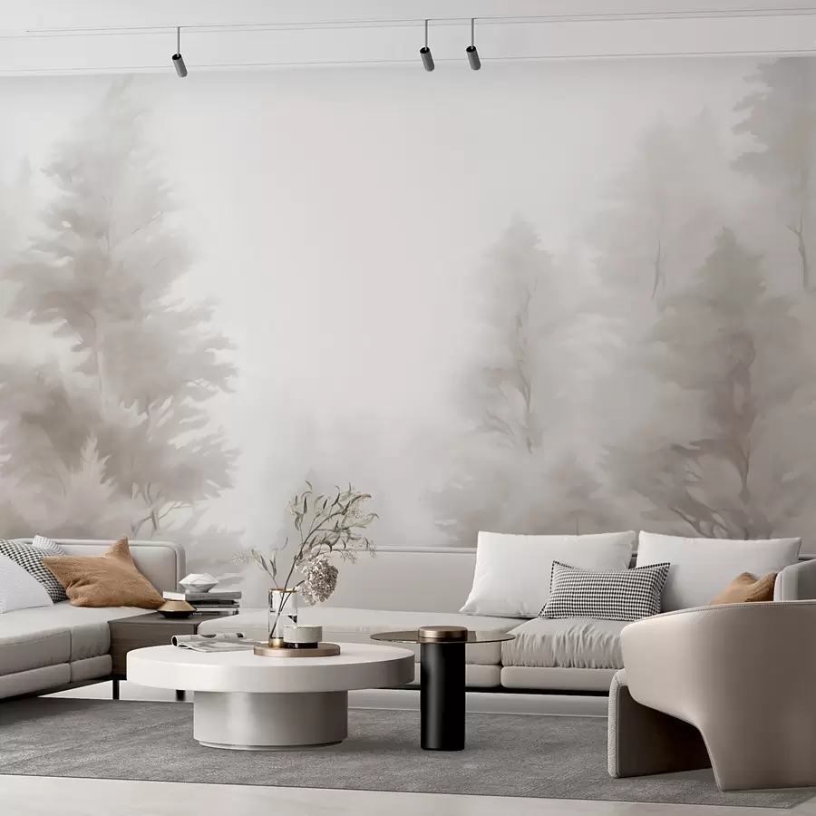 Papier peint photo Forêt abstraite w05420v1