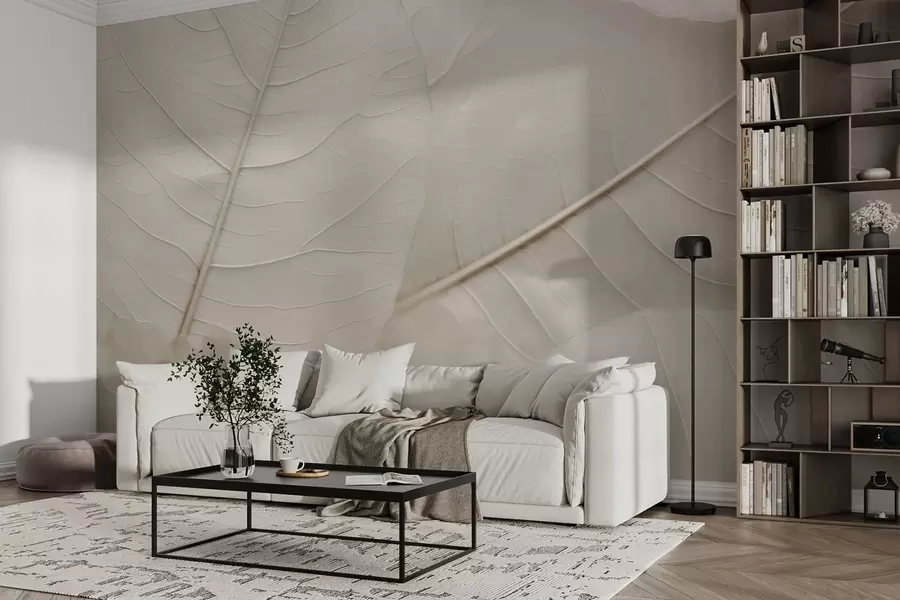 Fotobehang Elegant blad w05328