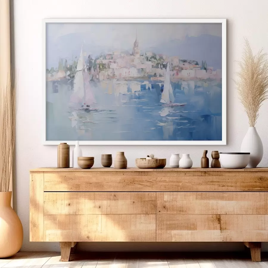 Fotobehang Kustlandschap aan zee f48594