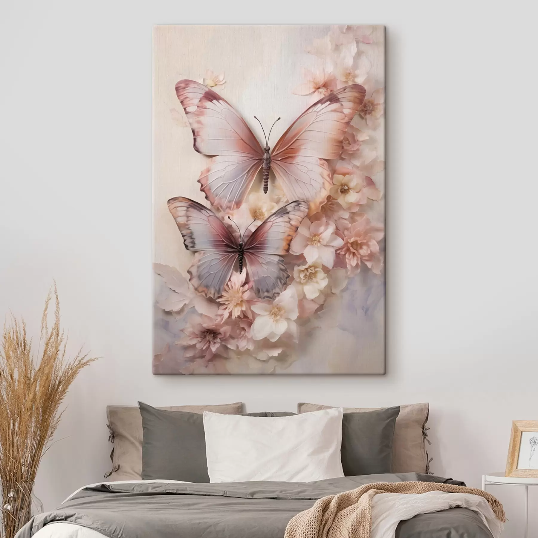  Peintures Fleurs et papillons s48565