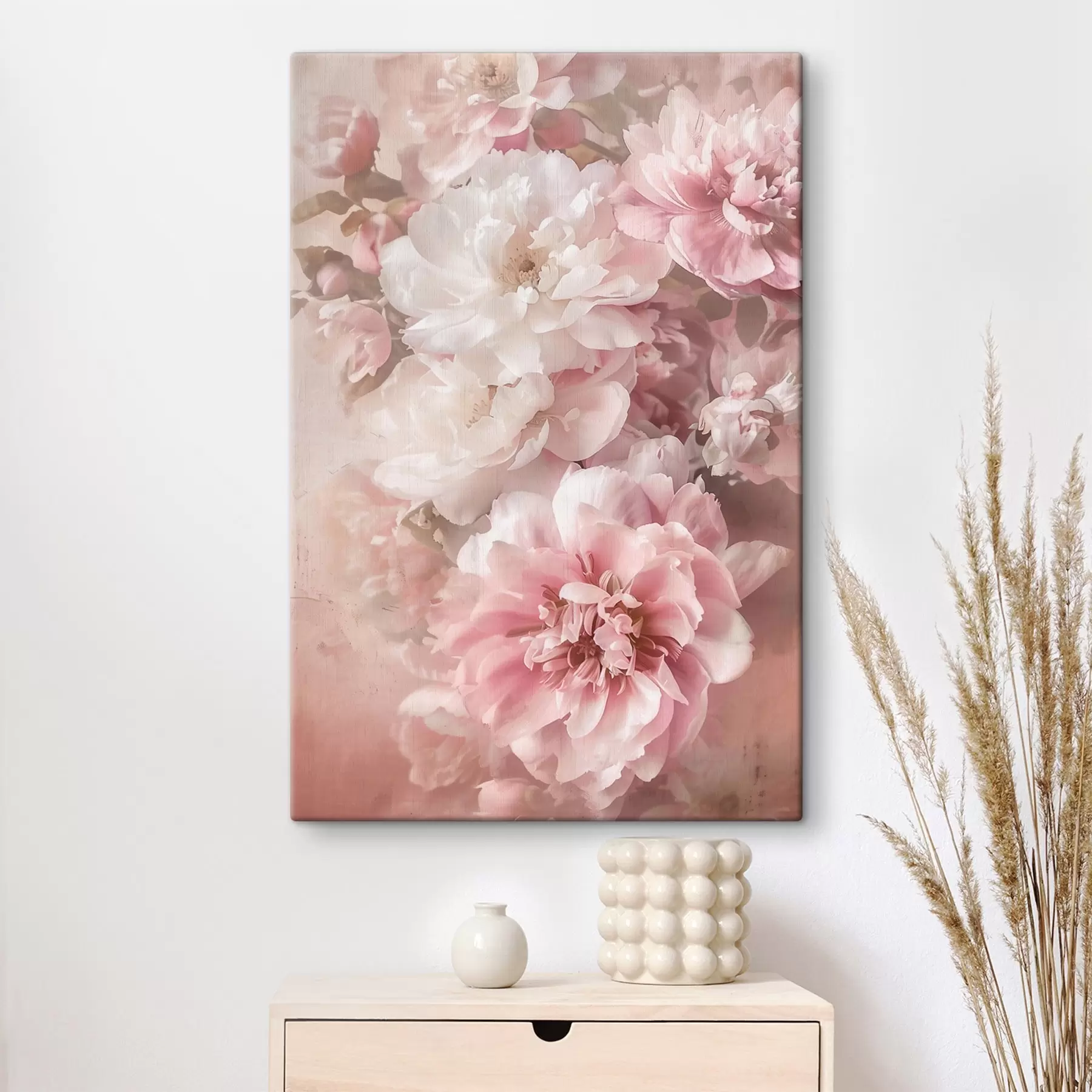 Papier peint photo De délicates fleurs de pivoine s48566