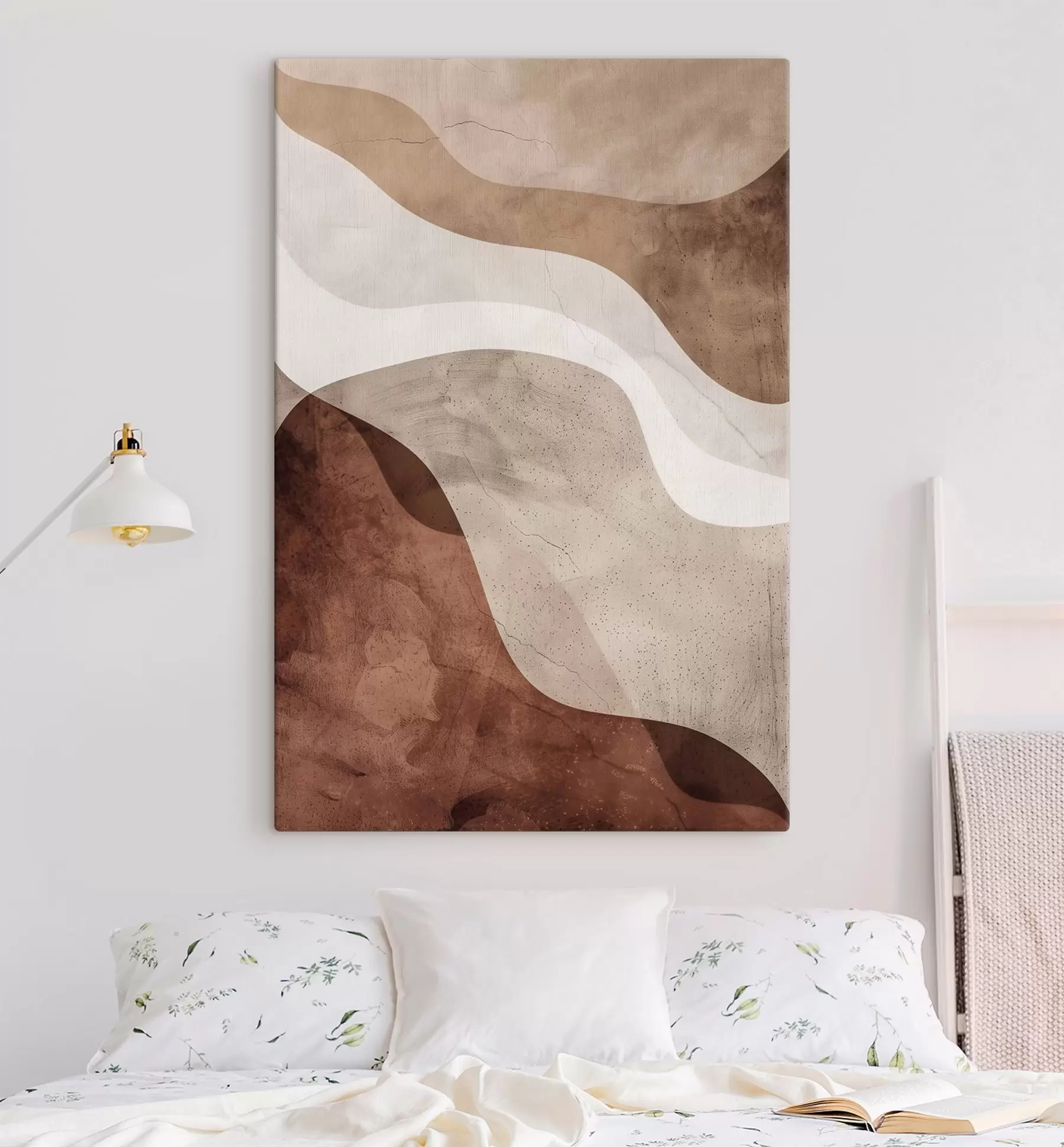  Schilderijen Moderne abstractie, warme tinten s48580