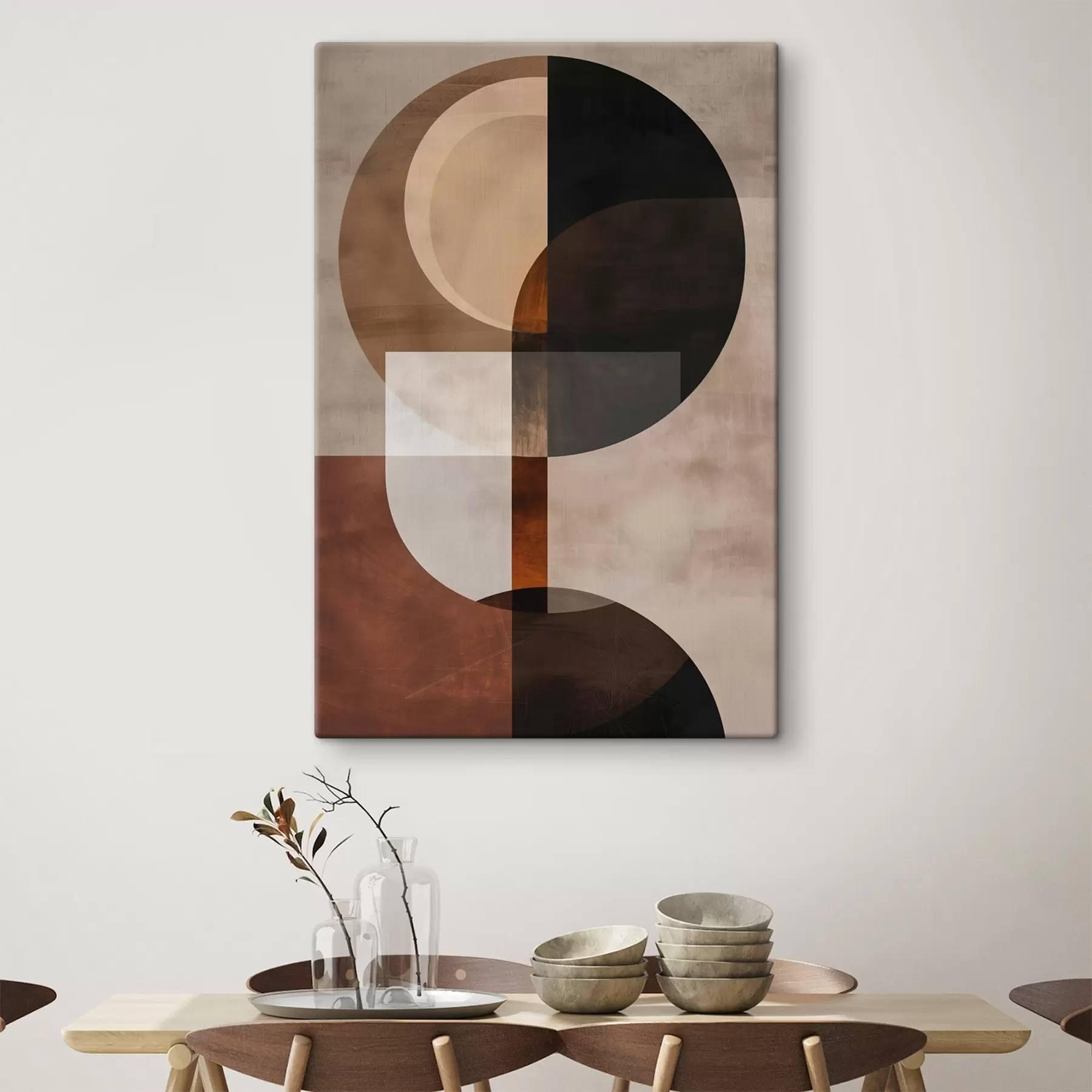  Peintures Des formes minimalistes, un style contemporain s48584