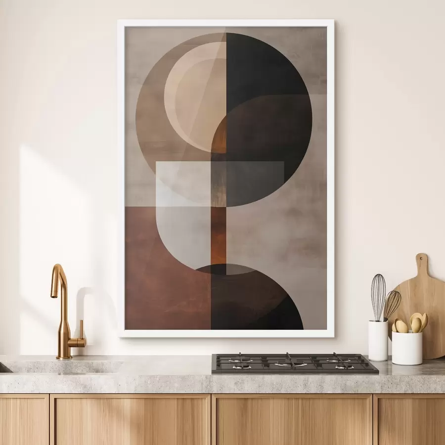 Fotobehang Minimalistische vormen, eigentijdse stijl f48584