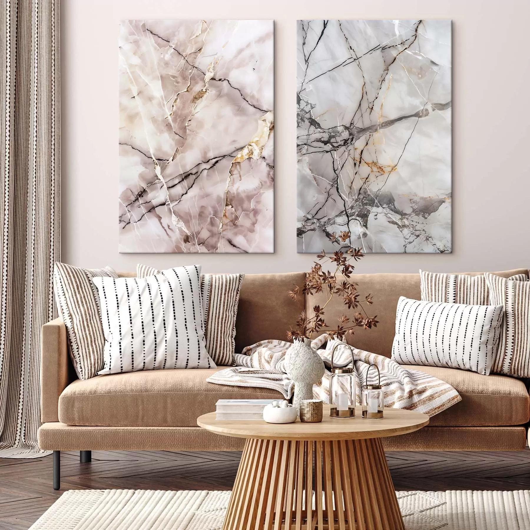  Schilderijen Steenlook, luxe stijl m30271