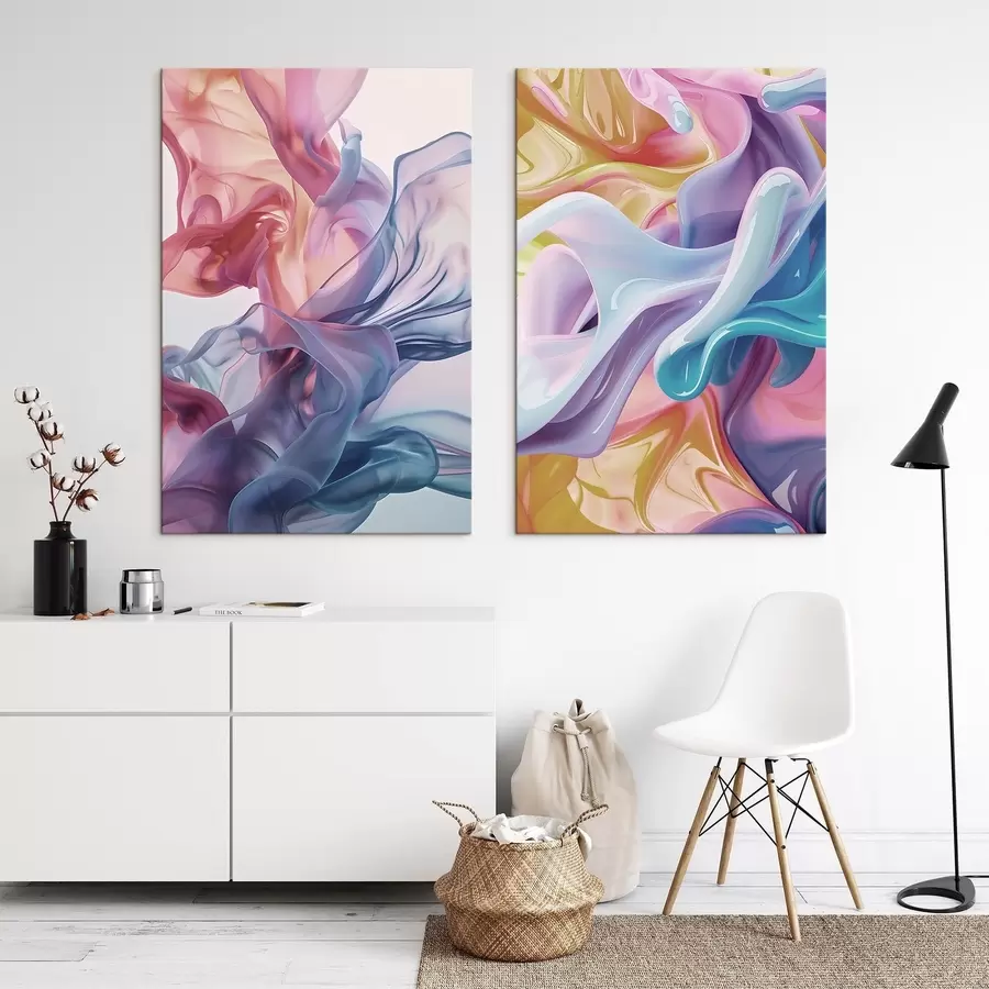  Peintures Formes colorées m30276