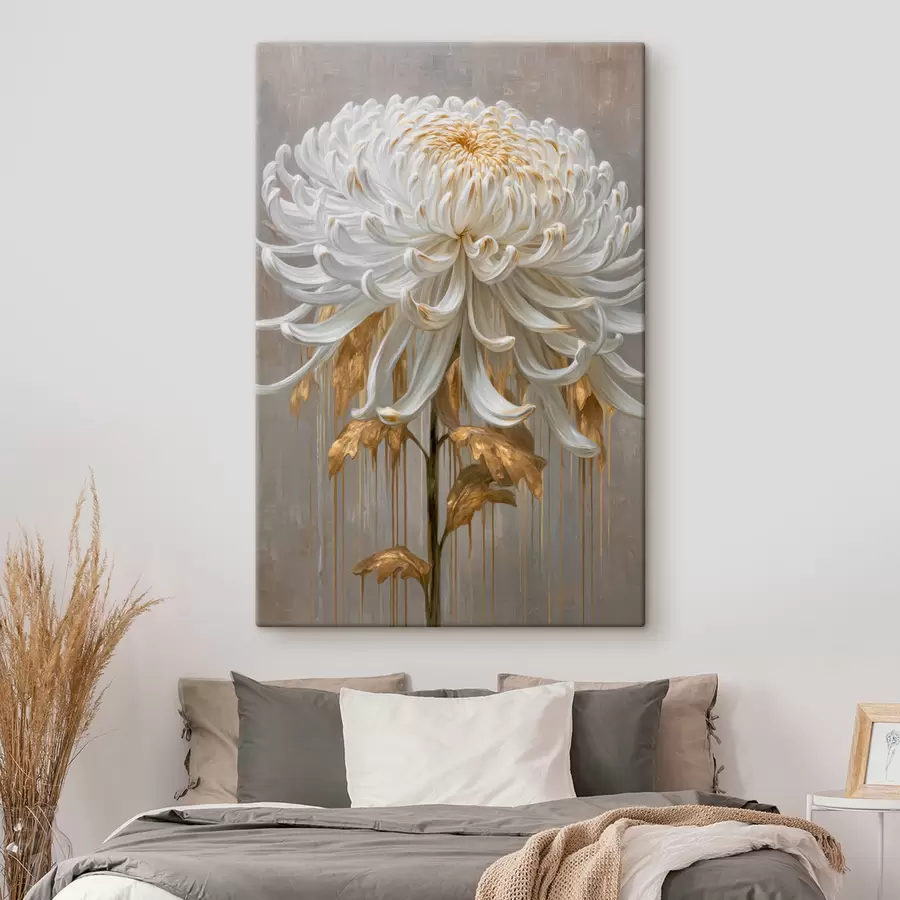 Fotobehang Een grote abstracte bloem s48520