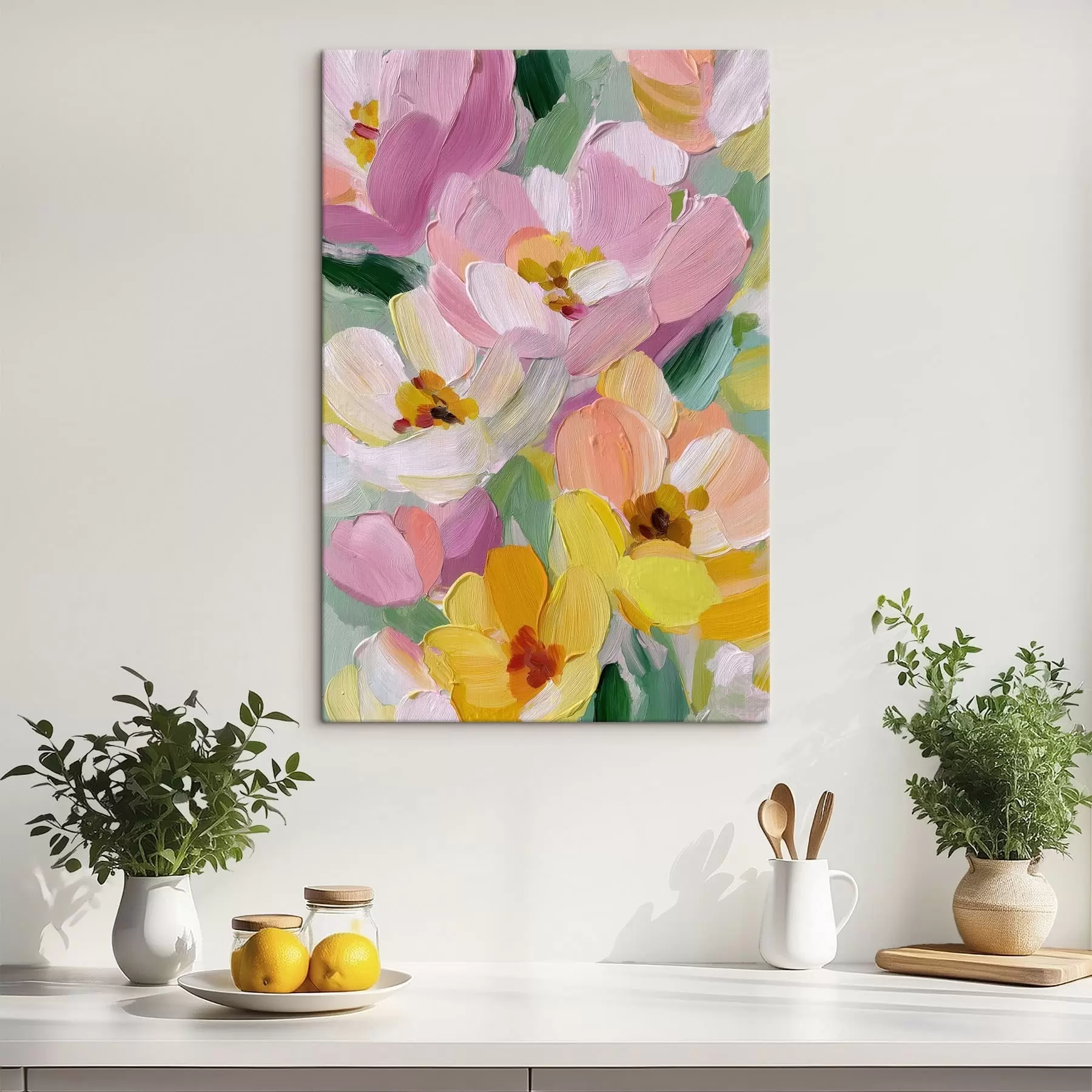  Schilderijen Heldere bloemen s48647