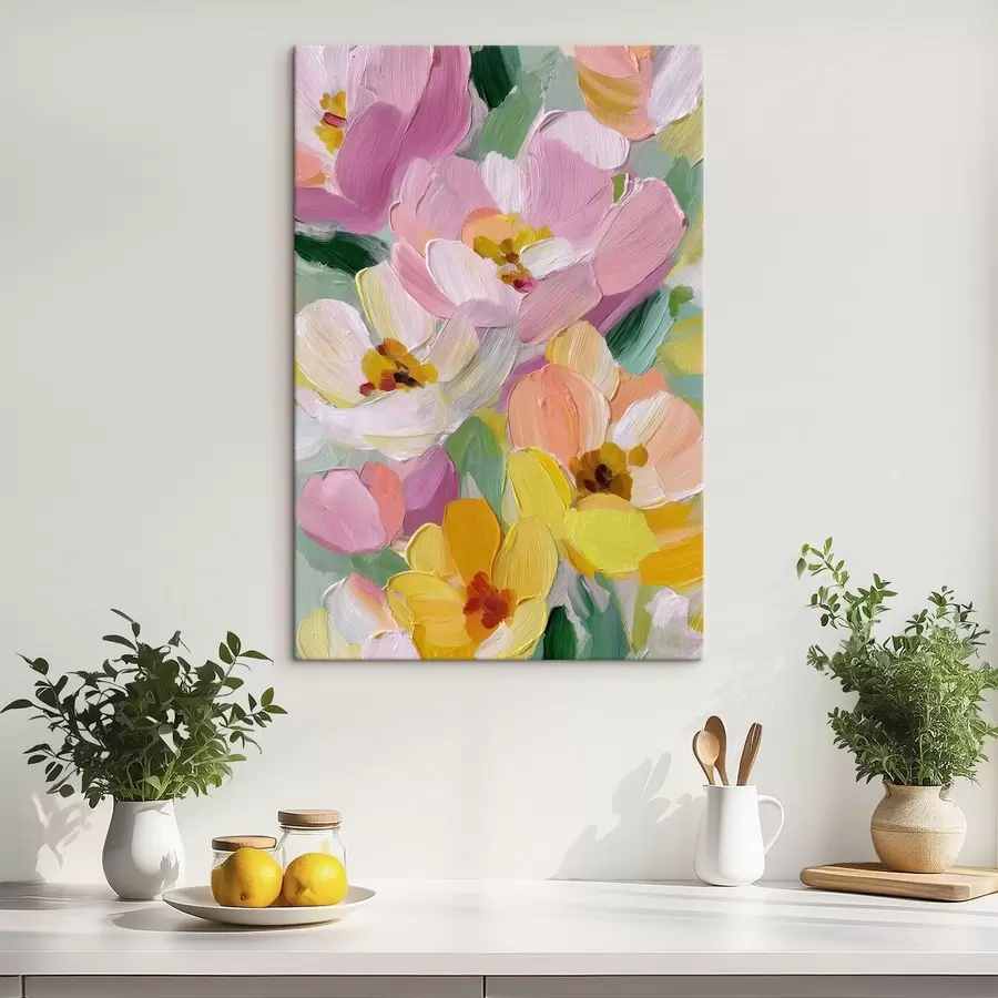  Peintures Fleurs éclatantes s48647