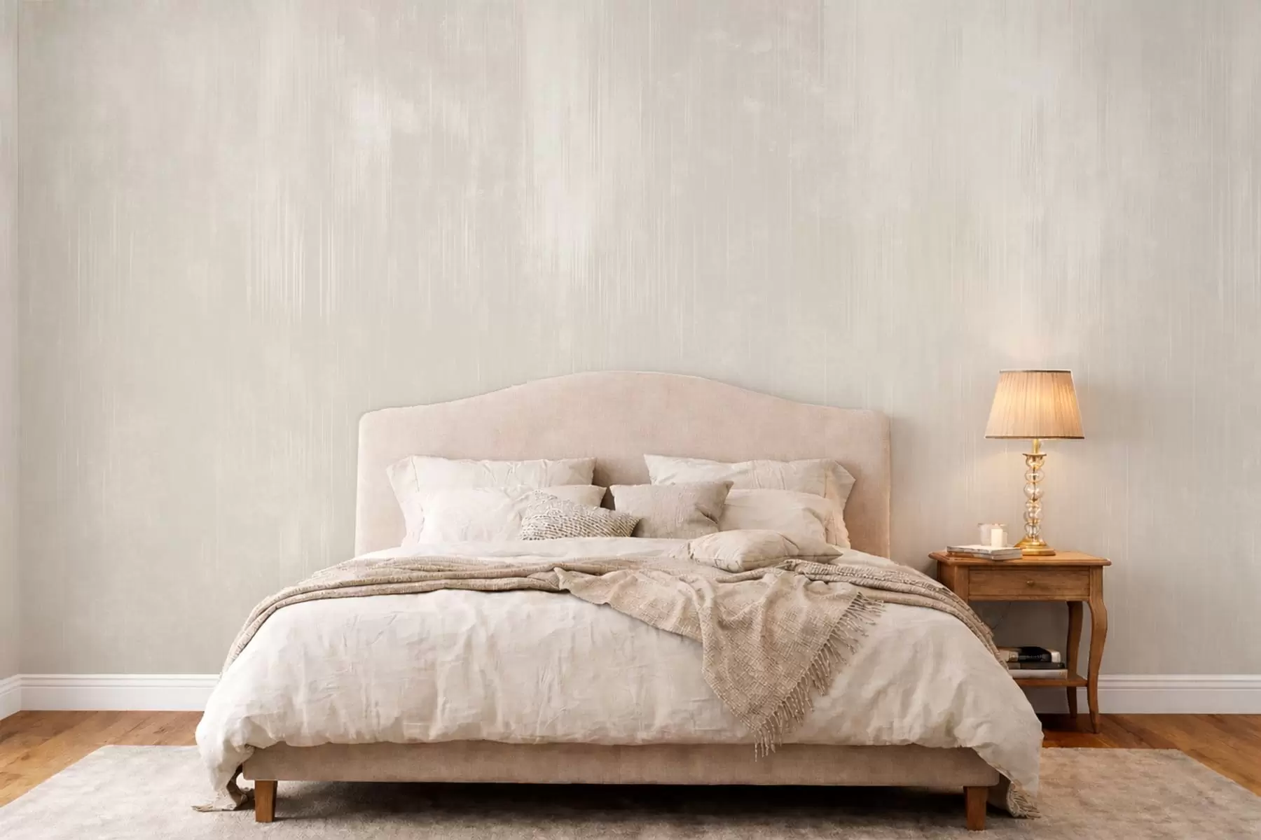 Papier peint photo Fond beige clair avec une texture verticale discrète w05121