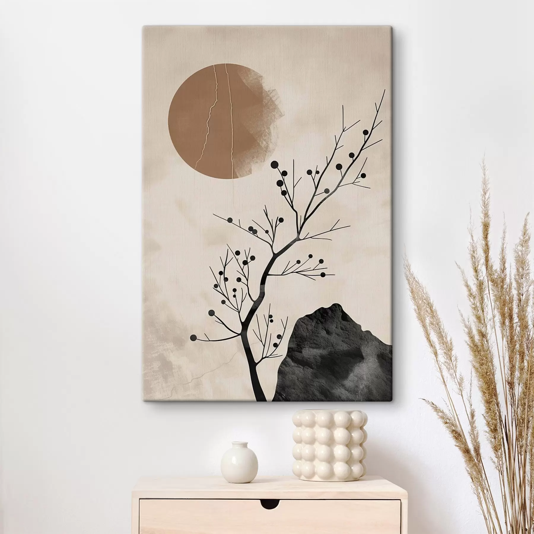 Papier peint photo À la japonaise, calme et équilibre s48631